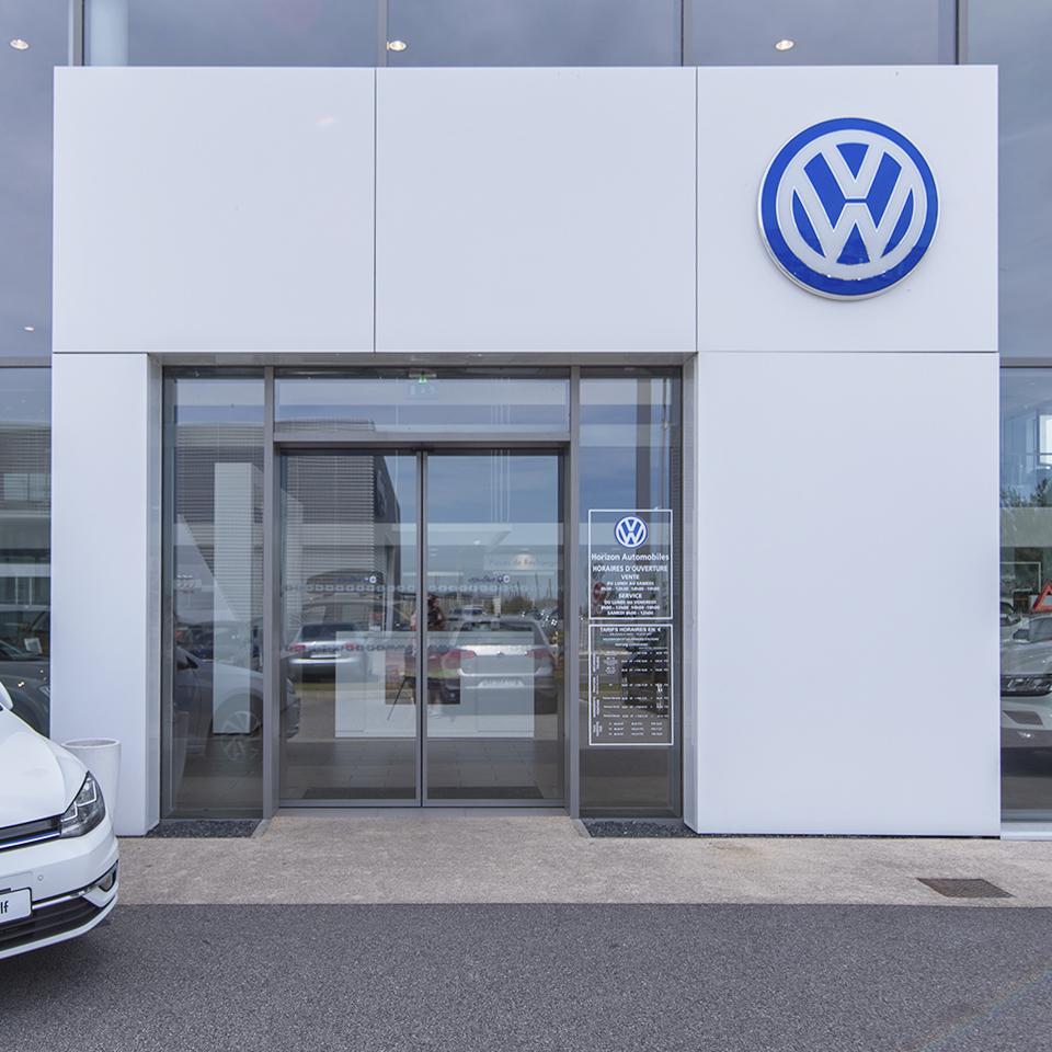 Concept d'entrée de la concession Volkswagen par Visotec