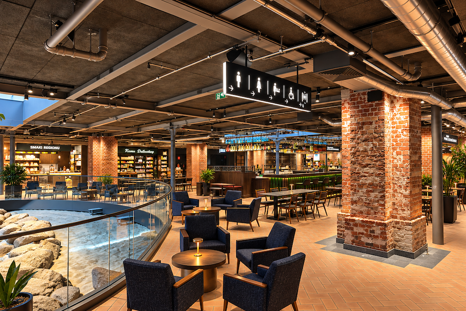  food court de la Hala Targowa - interieur Visotec