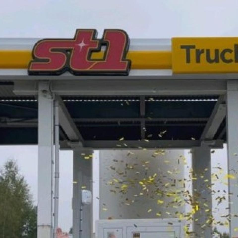 SUÈDE - St1 : achèvement du projet de rebranding et de signalétique du réseau de stations en Suède